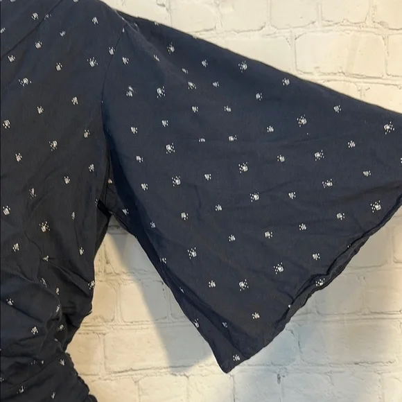 O’Neill Navy faux Wrap Romper with tie waist - Picture 5 of 11